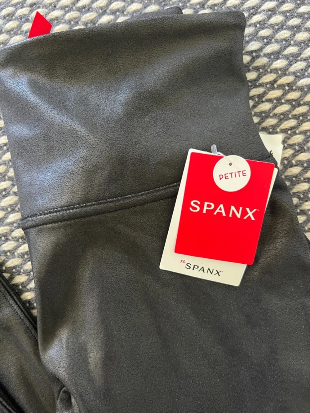 SPANX Faux Leather Leggings — petite small - Picture 3 of 4